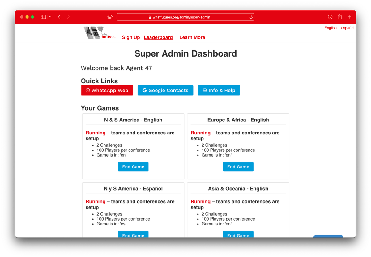 Super admin dashboard